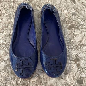 Tory Burch Blue Flats